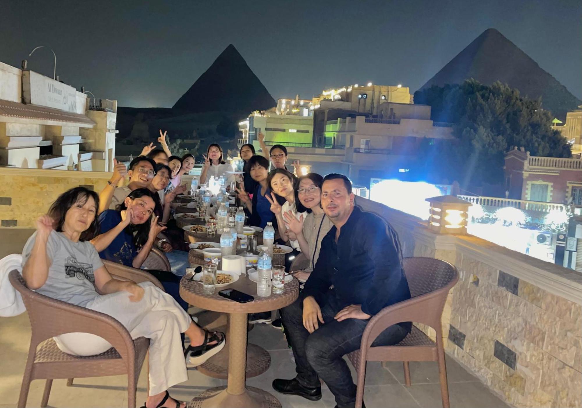 King Ali Pyramids View Inn Kafret el-Gabal Dış mekan fotoğraf