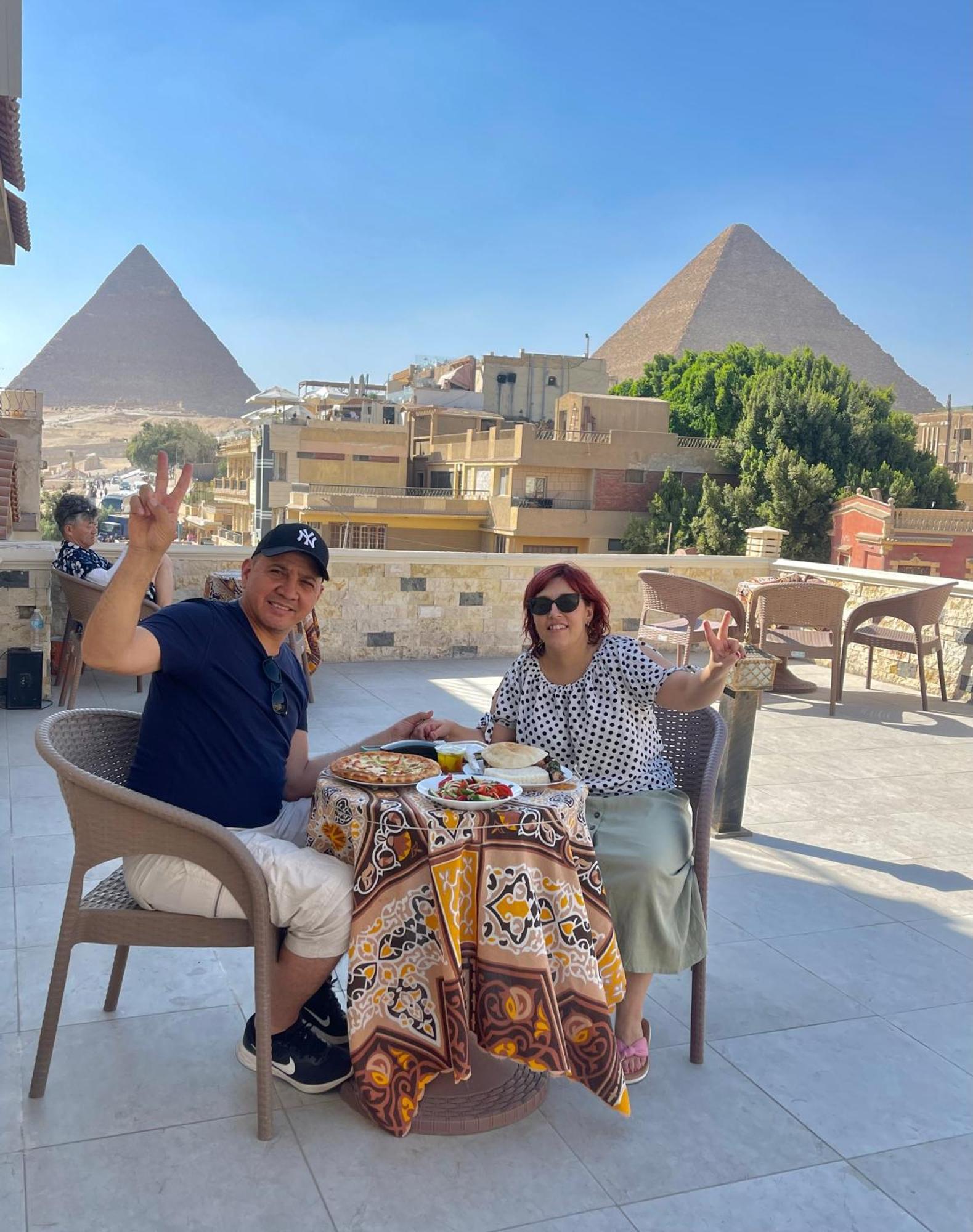 King Ali Pyramids View Inn Kafret el-Gabal Dış mekan fotoğraf