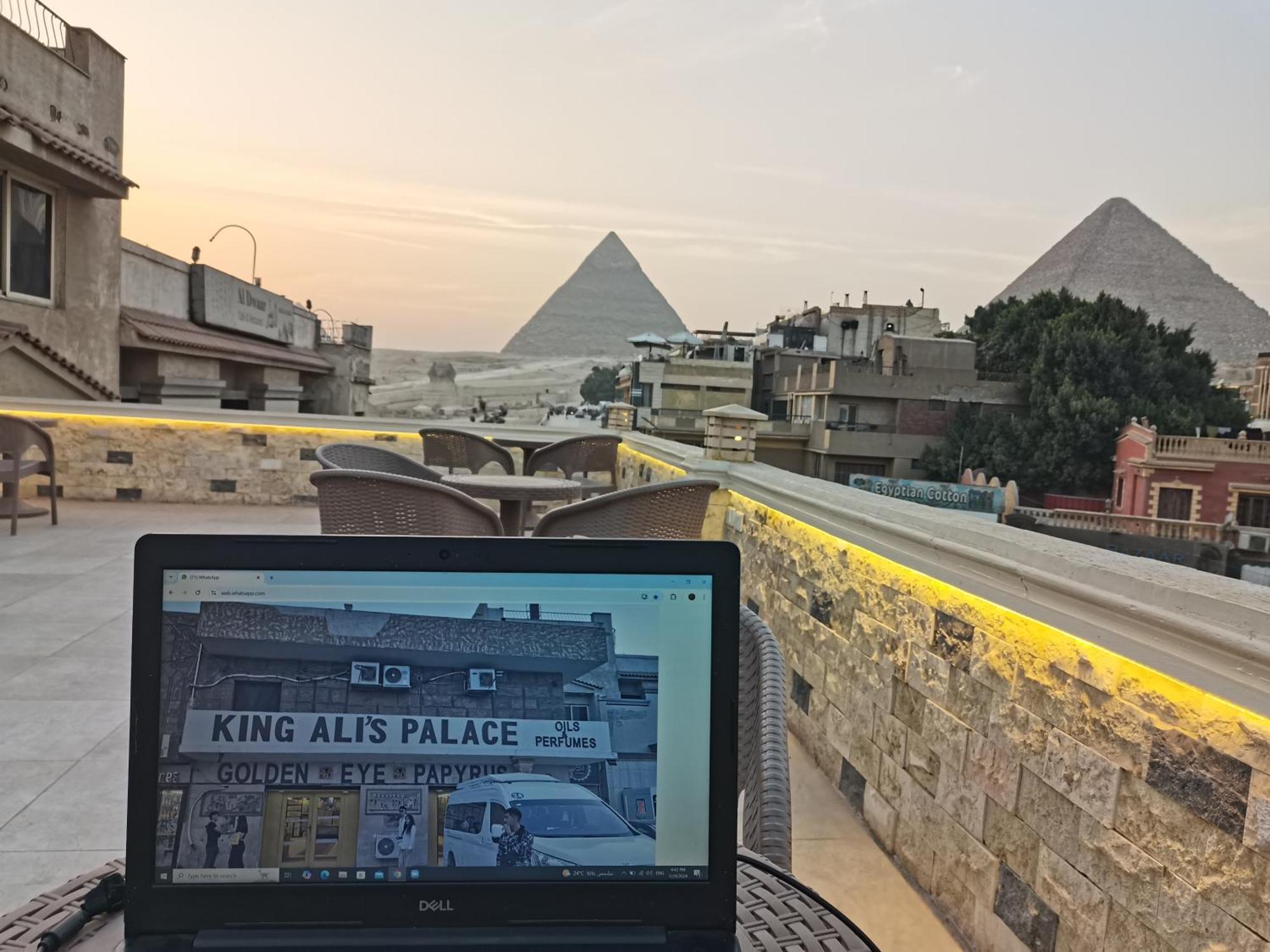 King Ali Pyramids View Inn Kafret el-Gabal Dış mekan fotoğraf
