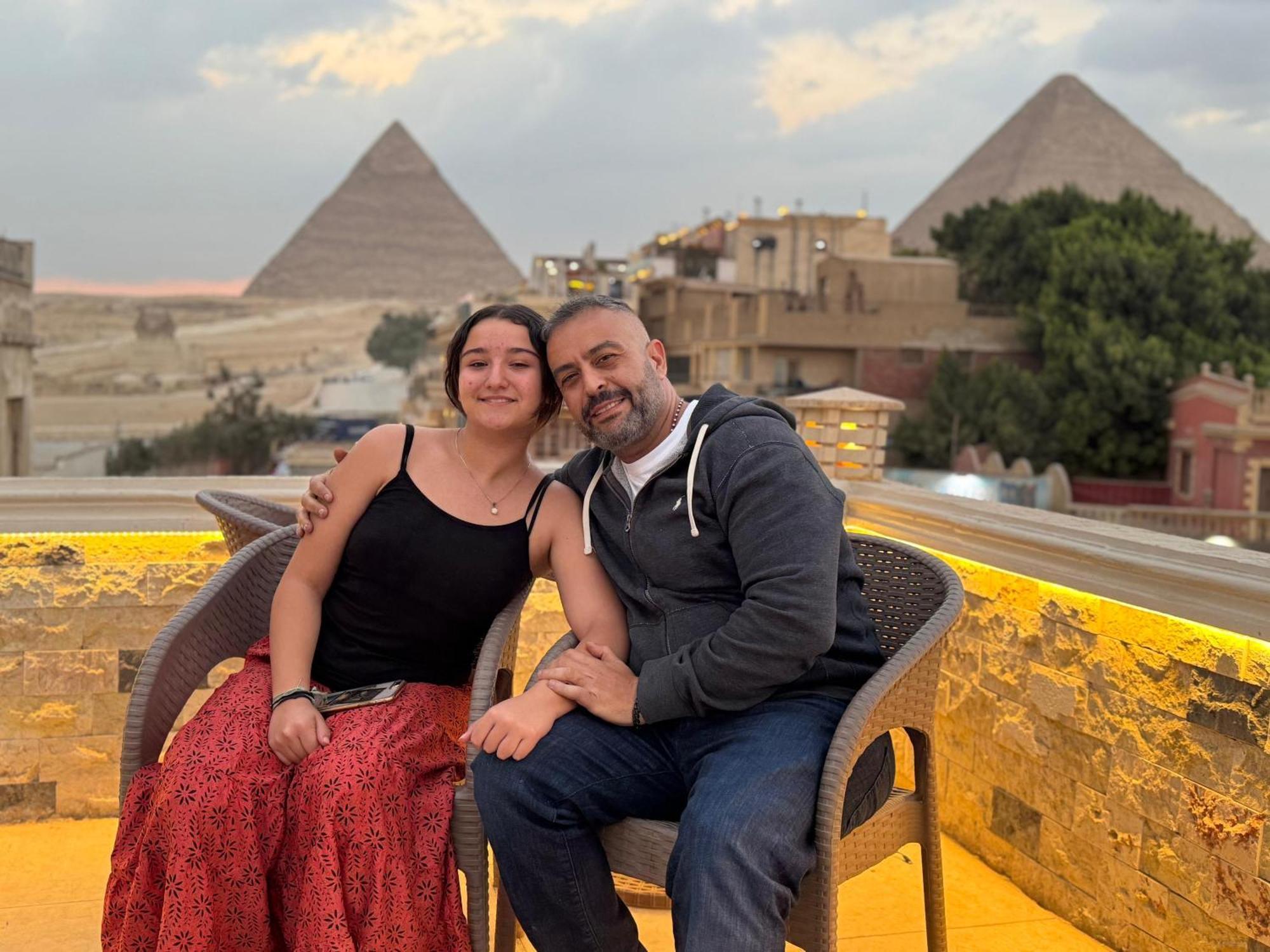 King Ali Pyramids View Inn Kafret el-Gabal Dış mekan fotoğraf